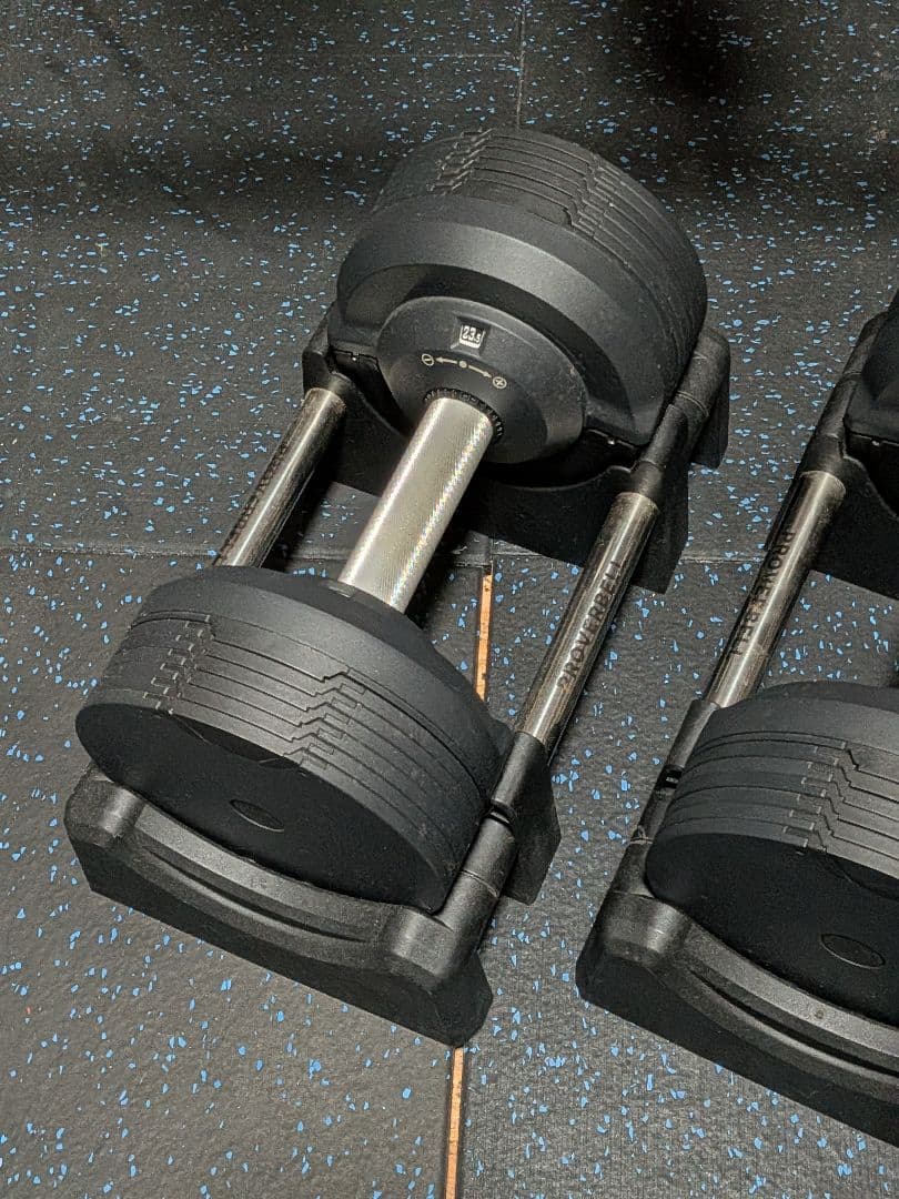 ①プロバーベル　可変式ダンベル　23.5kg 送料込み