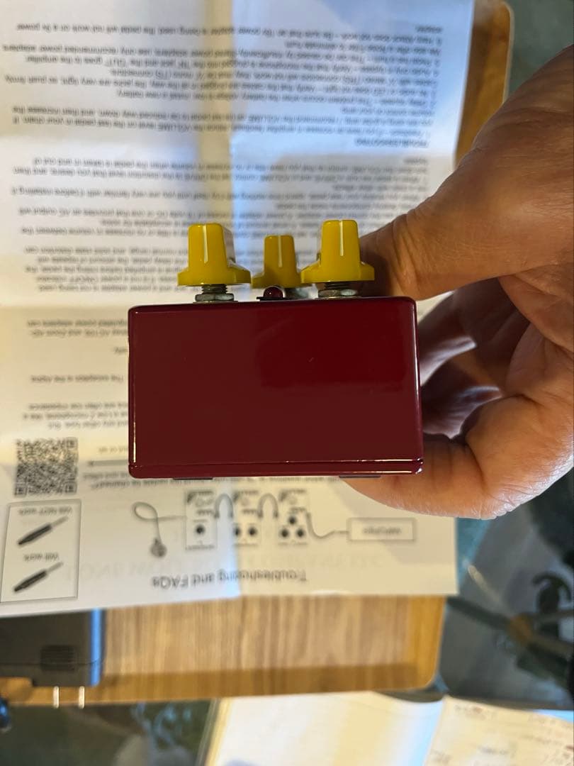 ローンウルフ　ハープブレイク(DC9Vアダプター付き)ブルースハープエフェクター