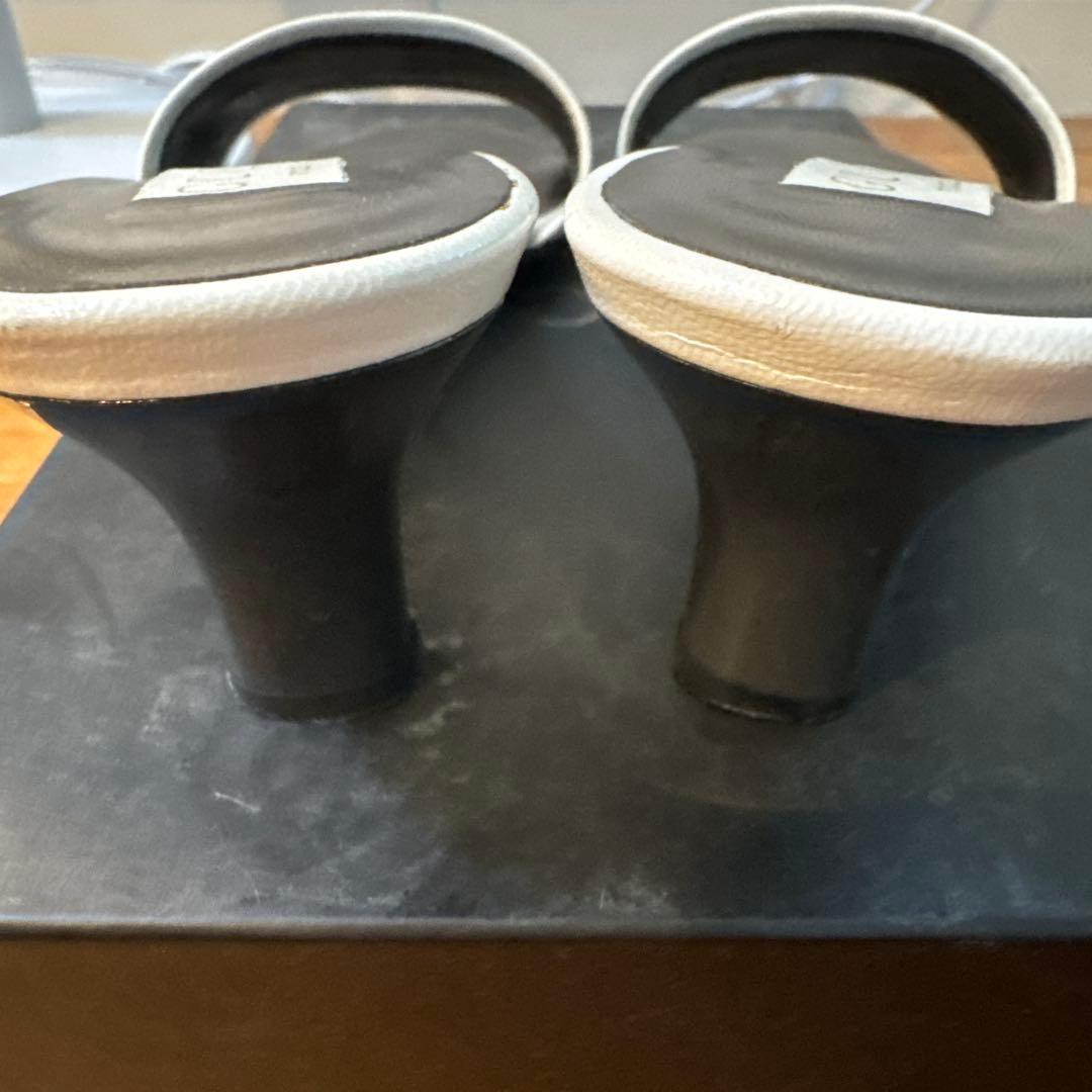 GUCCI 水色 ミュール 約5cmヒール 37