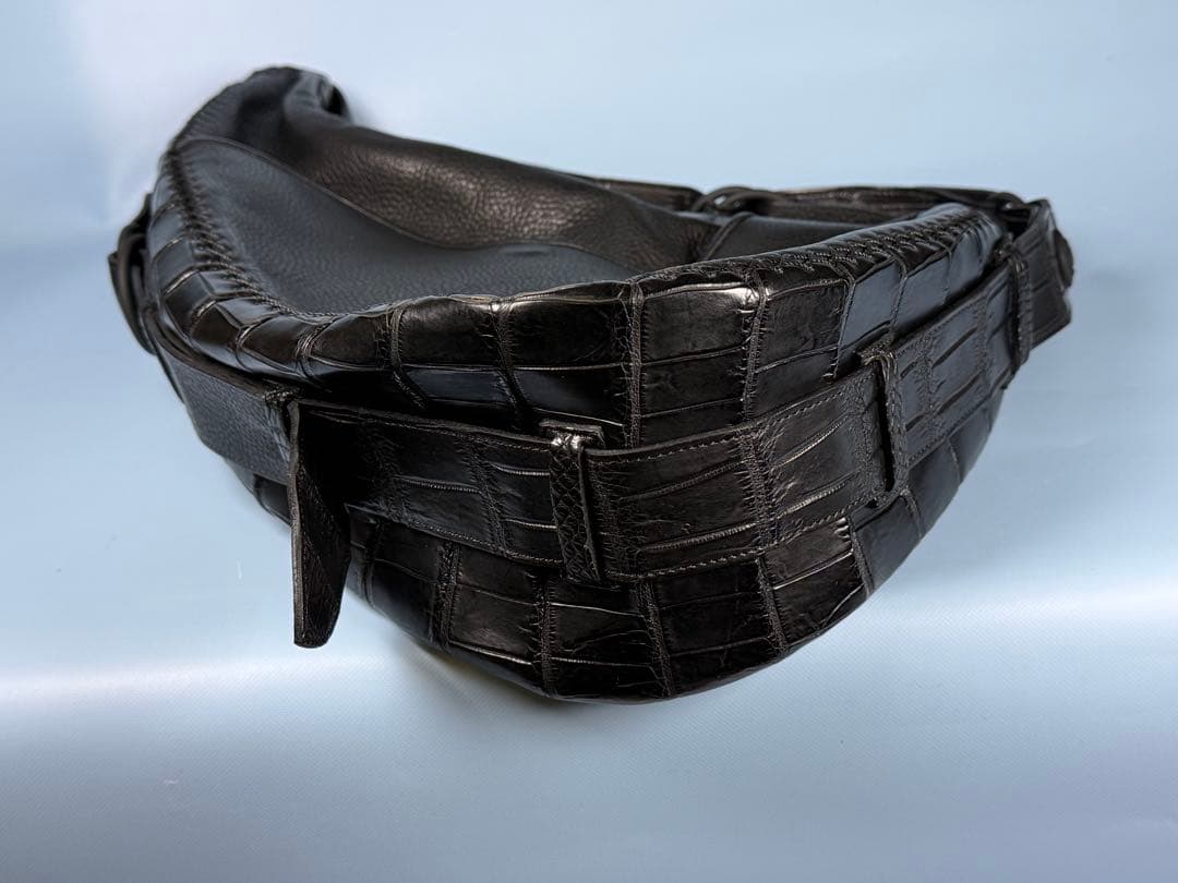 FUNNY STALLION DRAFTING BAG 黒レザー ボディバッグ