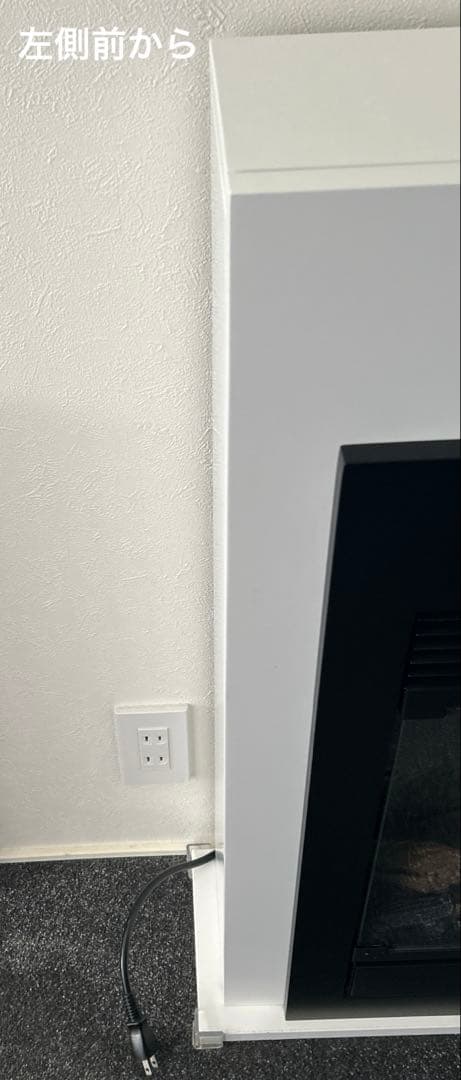 【美品】Dimplex/ディンプレックス 暖炉型ファンヒーター ベリーニII 白