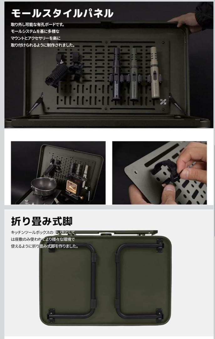 レア！CAMVIL（カンビル）アルミコンテナ コンテナボックス　カスタム