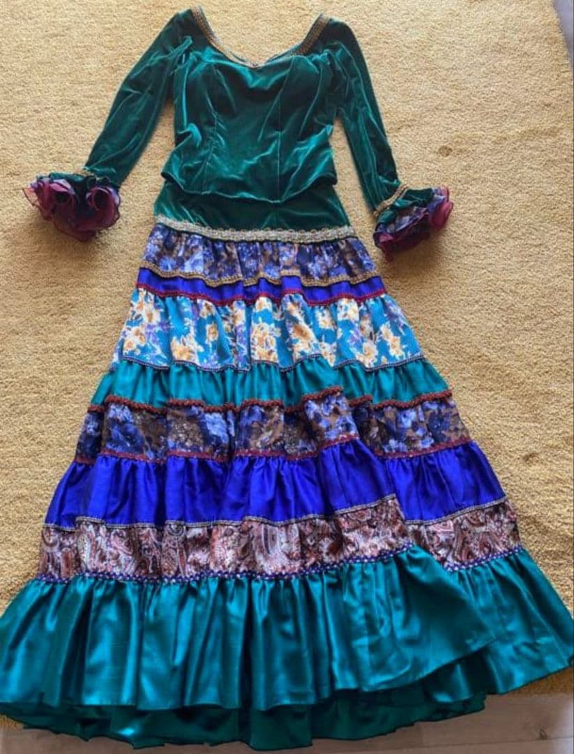 フラメンコ衣装　LA PALMA3点セット