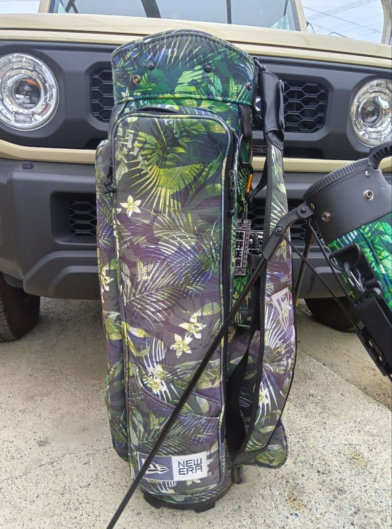 NEW ERA ニューエラ　ボタニカル　キャディバッグ　クラブスタンド２点セット