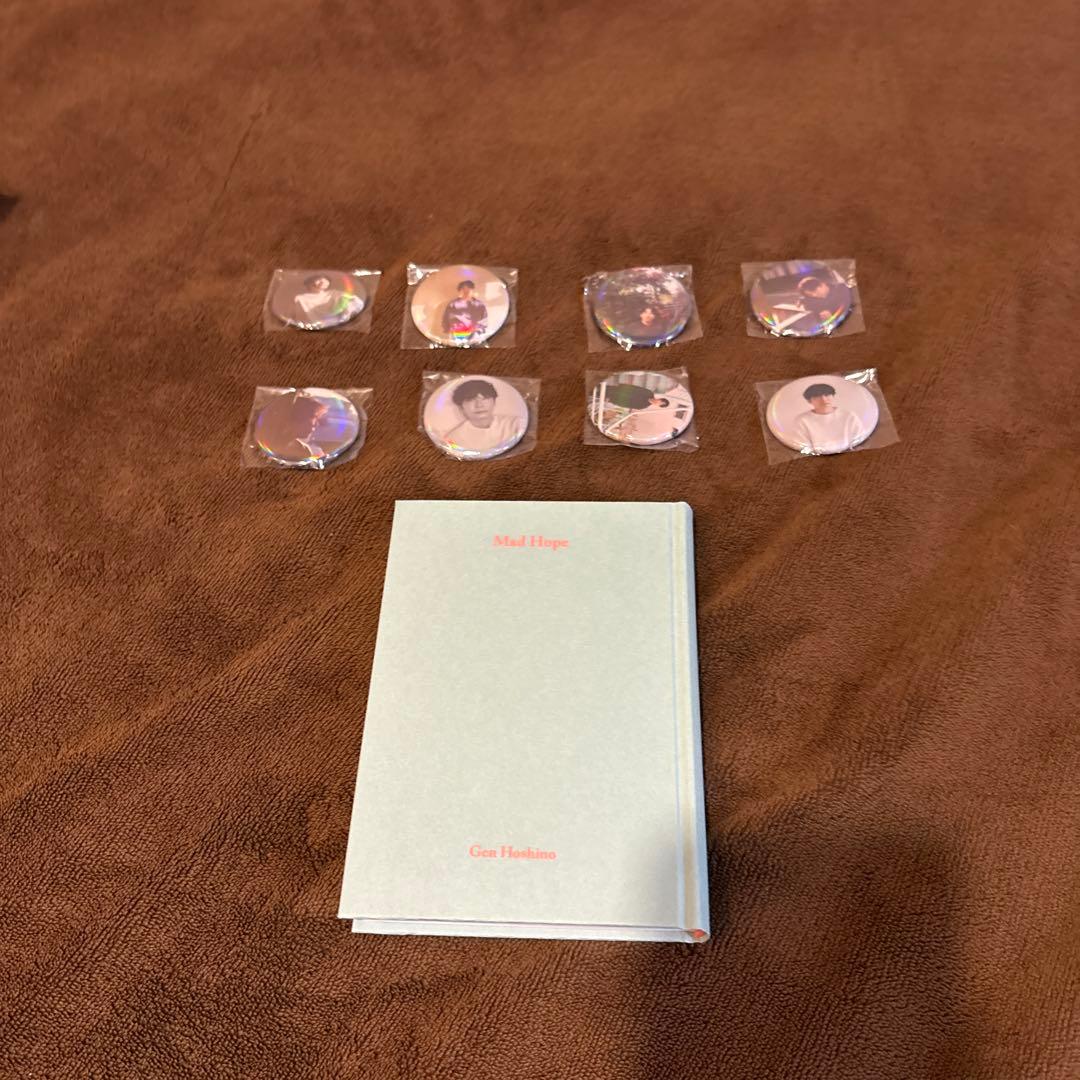 星野源 缶バッジ8個セット&フォトブック - メルカリ