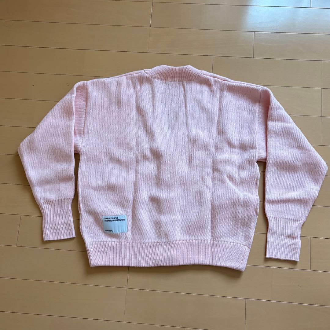 台湾 STAYREAL カーディガン ピンク