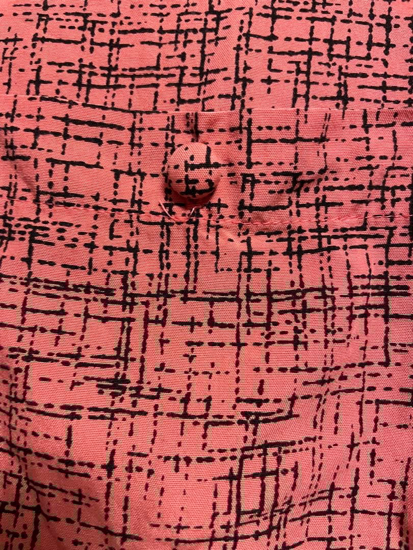 ピンクドラゴン クリームソーダ カスリシャツ ピンク ロカビリー