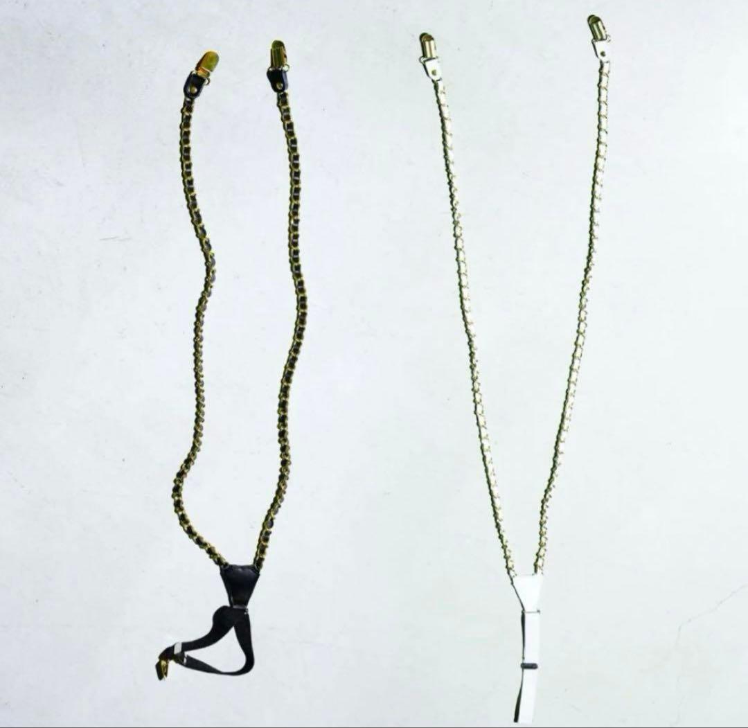 become tree チェーンサスペンダー　ブラックゴールド　Sサイズ