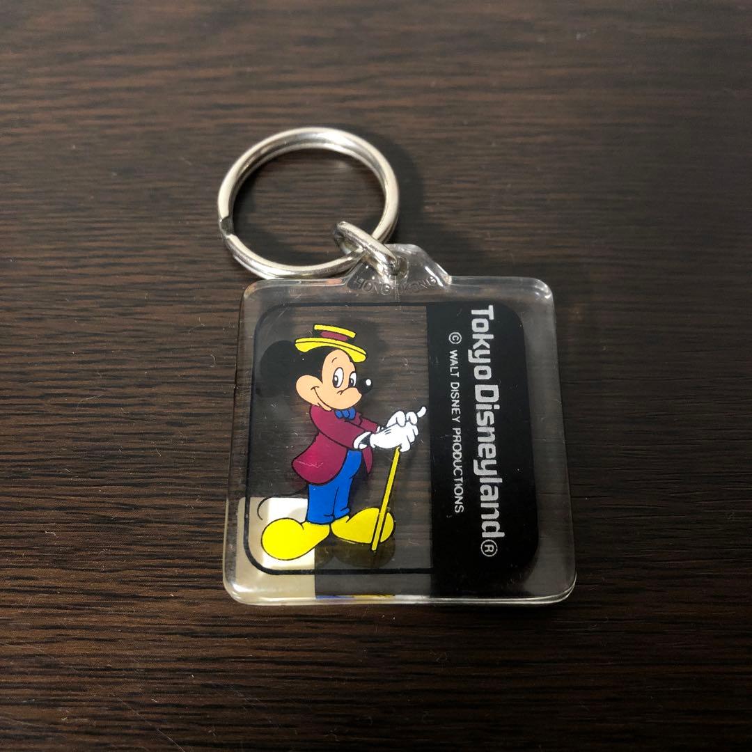 ☆キーホルダー/昭和レトロ/1980年代/東京ディズニーランド/ミッキー
