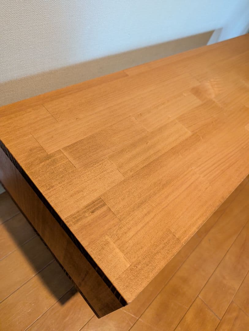 《送料込》無印良品 タモ材 オープンシェルフ 脚付キャビネット 棚 木製 廃盤品