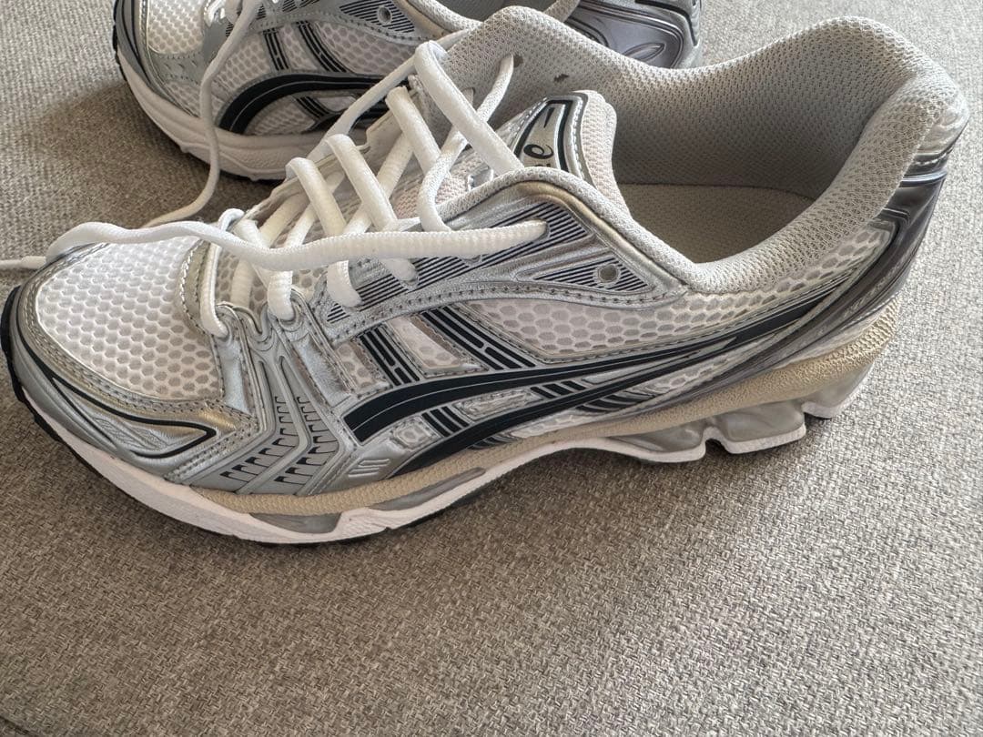 【ASICS 】GEL-KAYANO 14(110 silver)24.5