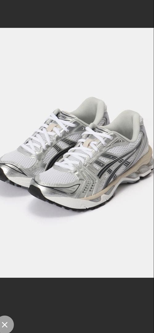 【ASICS 】GEL-KAYANO 14(110 silver)24.5