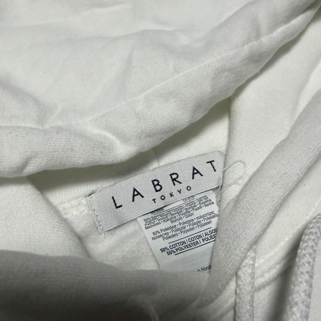 ラブラット LABRAT スワロウテイル 白パーカー labrat LABRAT × SWAROW