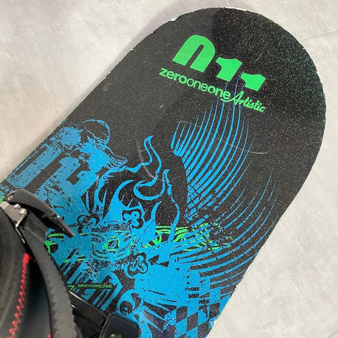 011artistic スノーボードセット 011Artistic DOUBLE 2点セット 154cm