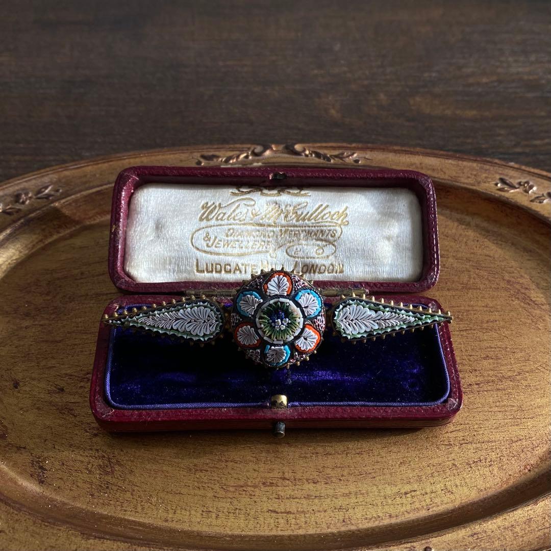 最終価格】英国アンティークジュエリーボックスWales&Mcblloch