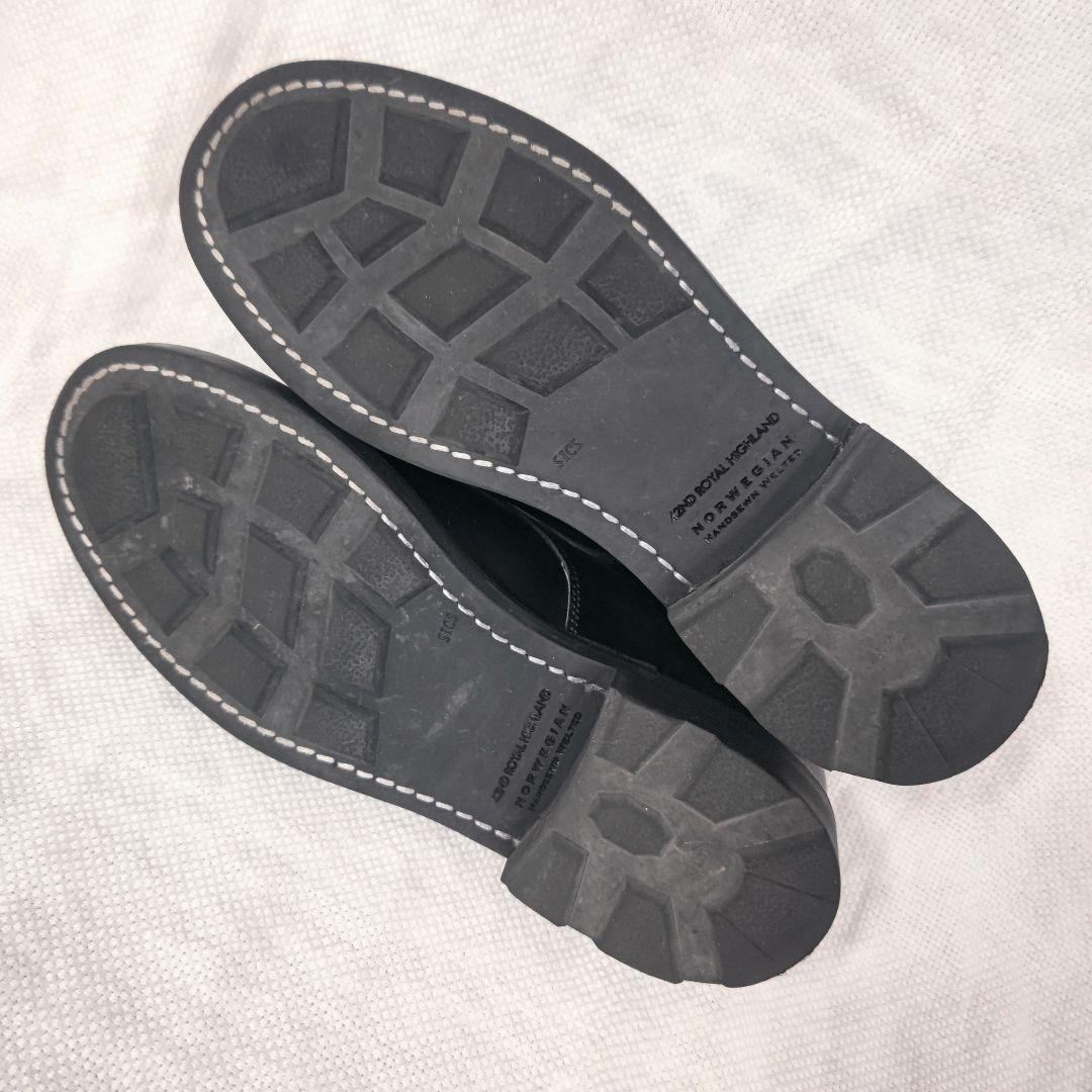 ロイヤルハイランド42ND  HIGHLANDダービーシューズ黒38