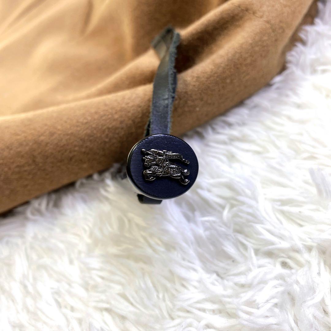 極美品 バーバリーブラックレーベル ダッフルコート ホースロゴ キルティング