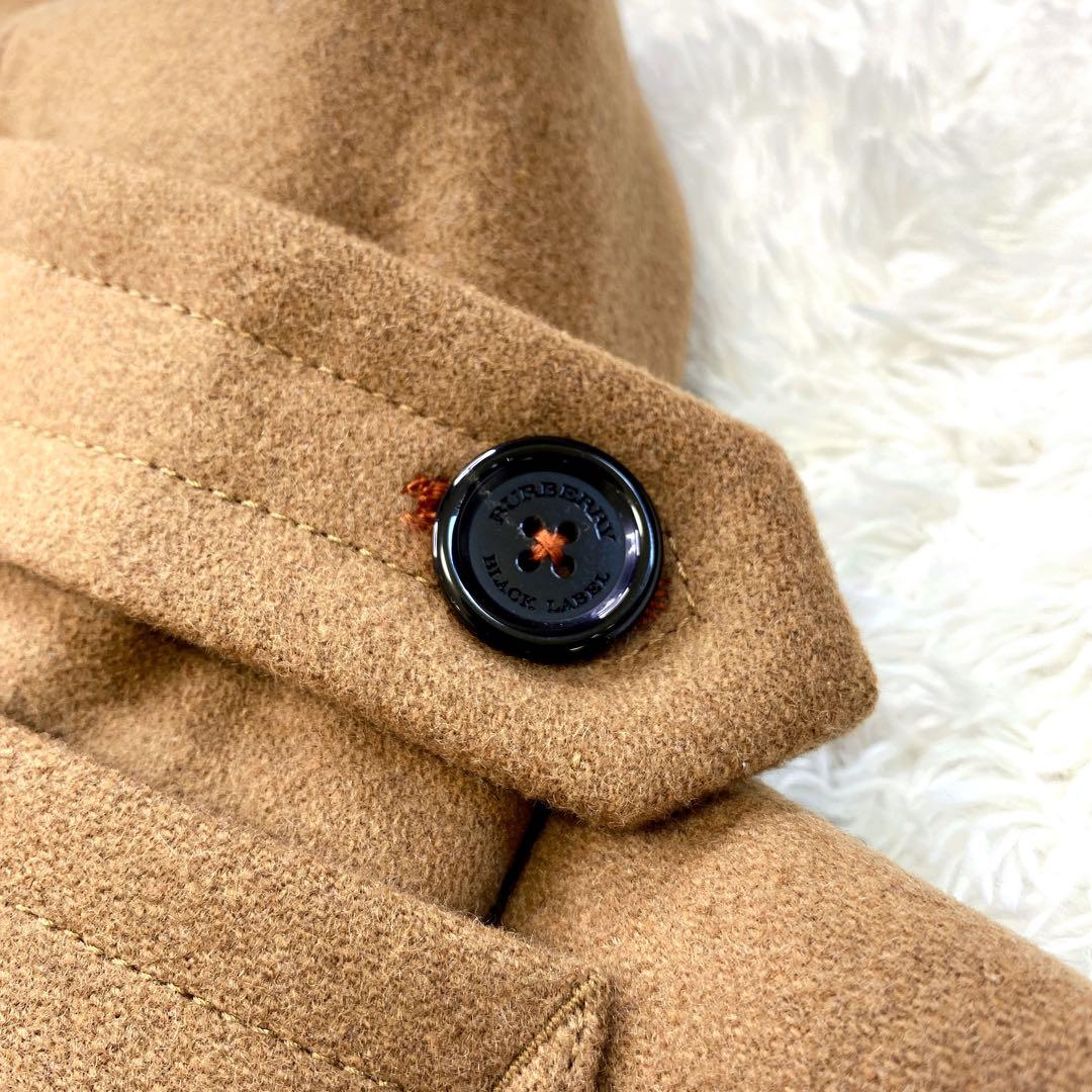 極美品 バーバリーブラックレーベル ダッフルコート ホースロゴ キルティング