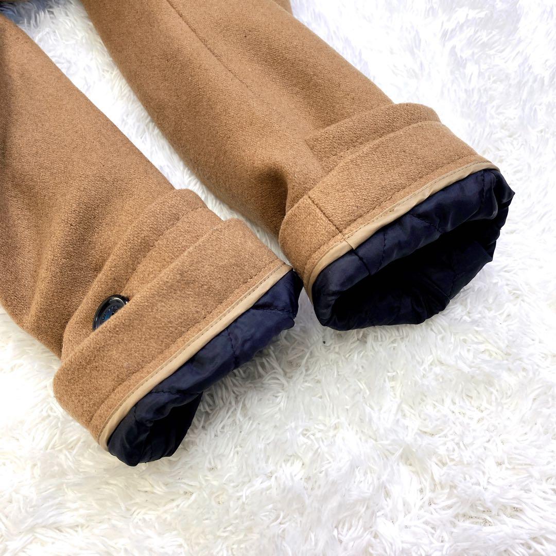 極美品 バーバリーブラックレーベル ダッフルコート ホースロゴ キルティング