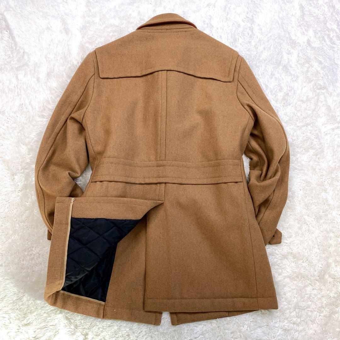 極美品 バーバリーブラックレーベル ダッフルコート ホースロゴ キルティング