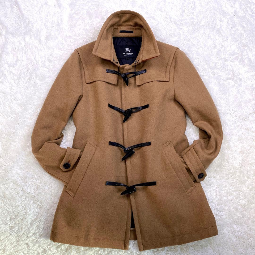 極美品 バーバリーブラックレーベル ダッフルコート ホースロゴ キルティング