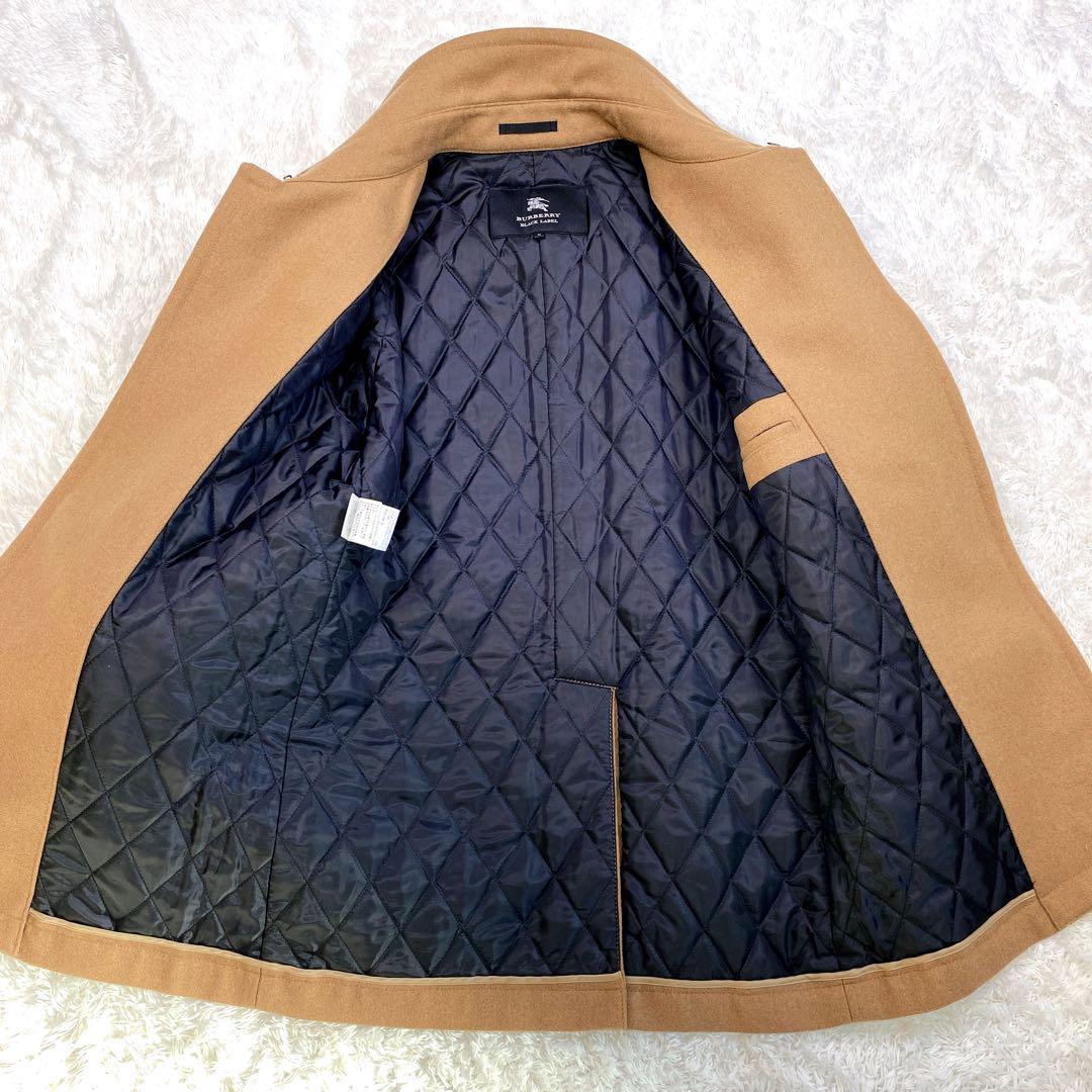 極美品 バーバリーブラックレーベル ダッフルコート ホースロゴ キルティング