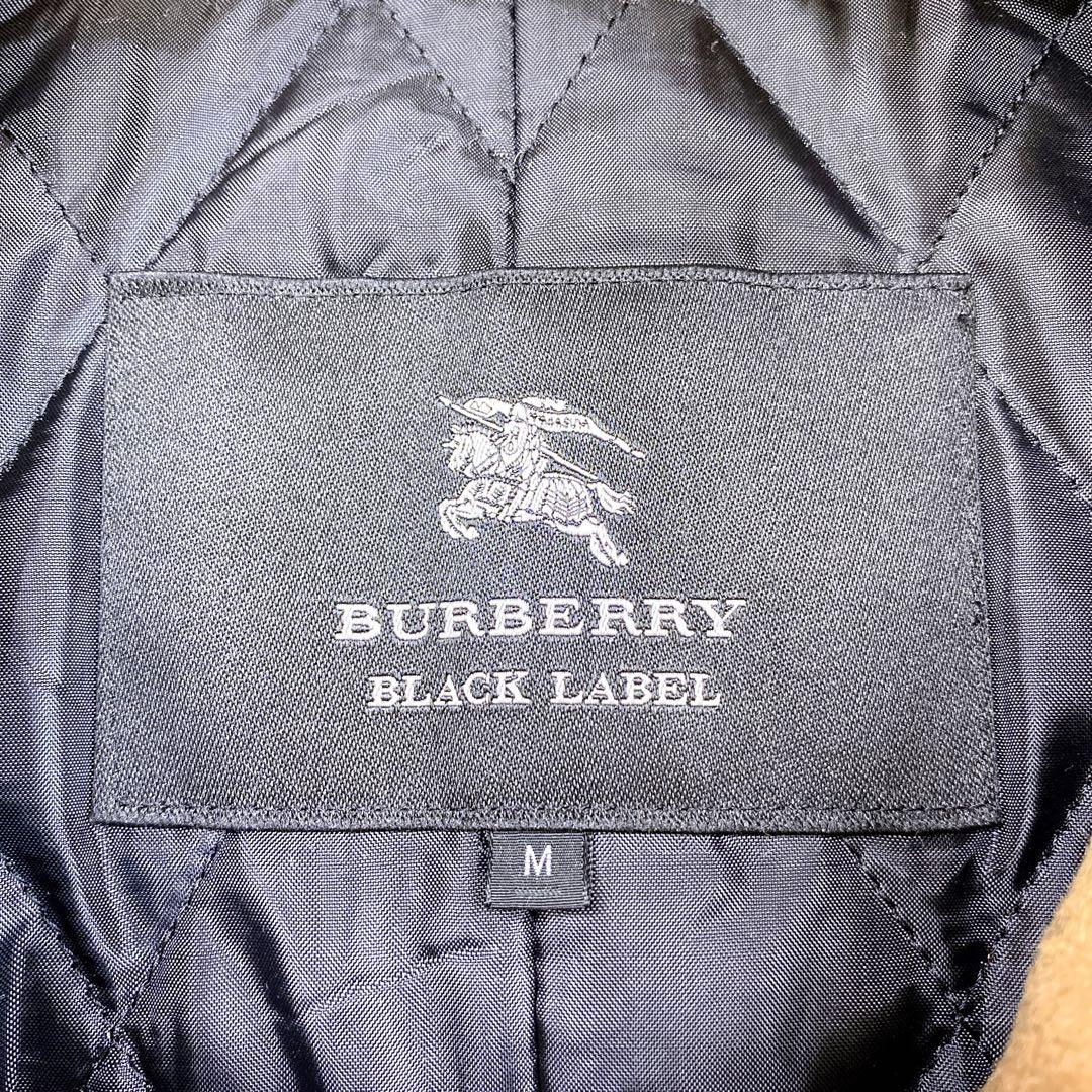 極美品 バーバリーブラックレーベル ダッフルコート ホースロゴ キルティング