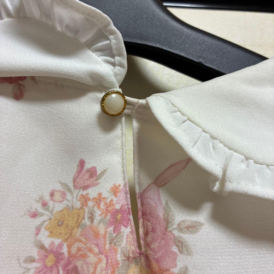 LIZ LISA マイメロディ フラワープリント 長袖ミニワンピース