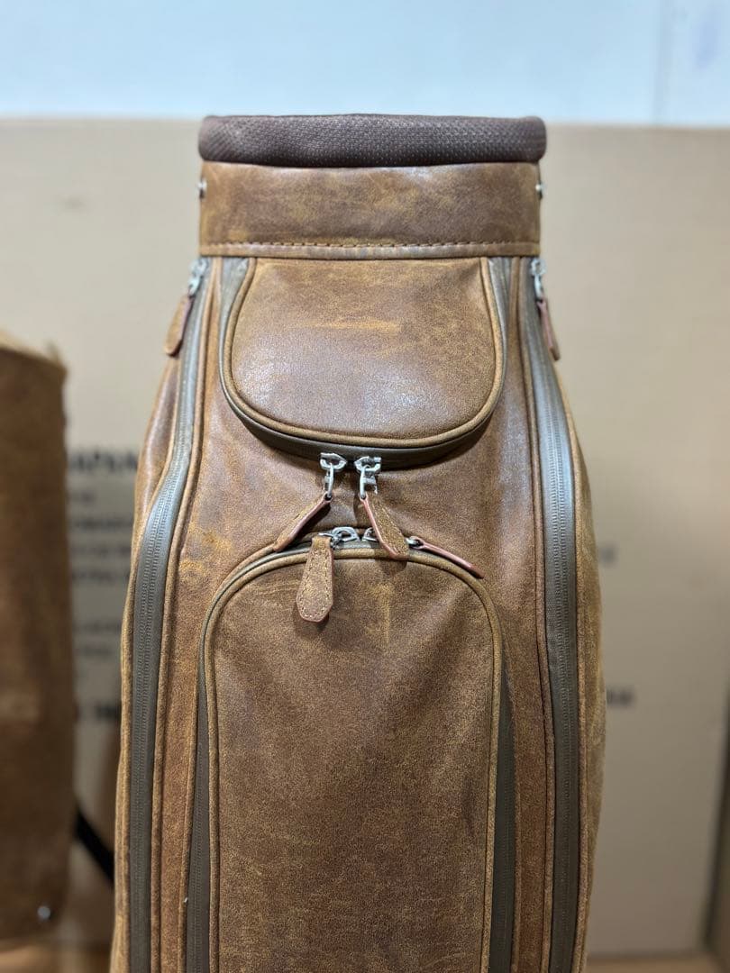 オウル OUUL ビンテージ クラッシック キャディバッグ ブラウン