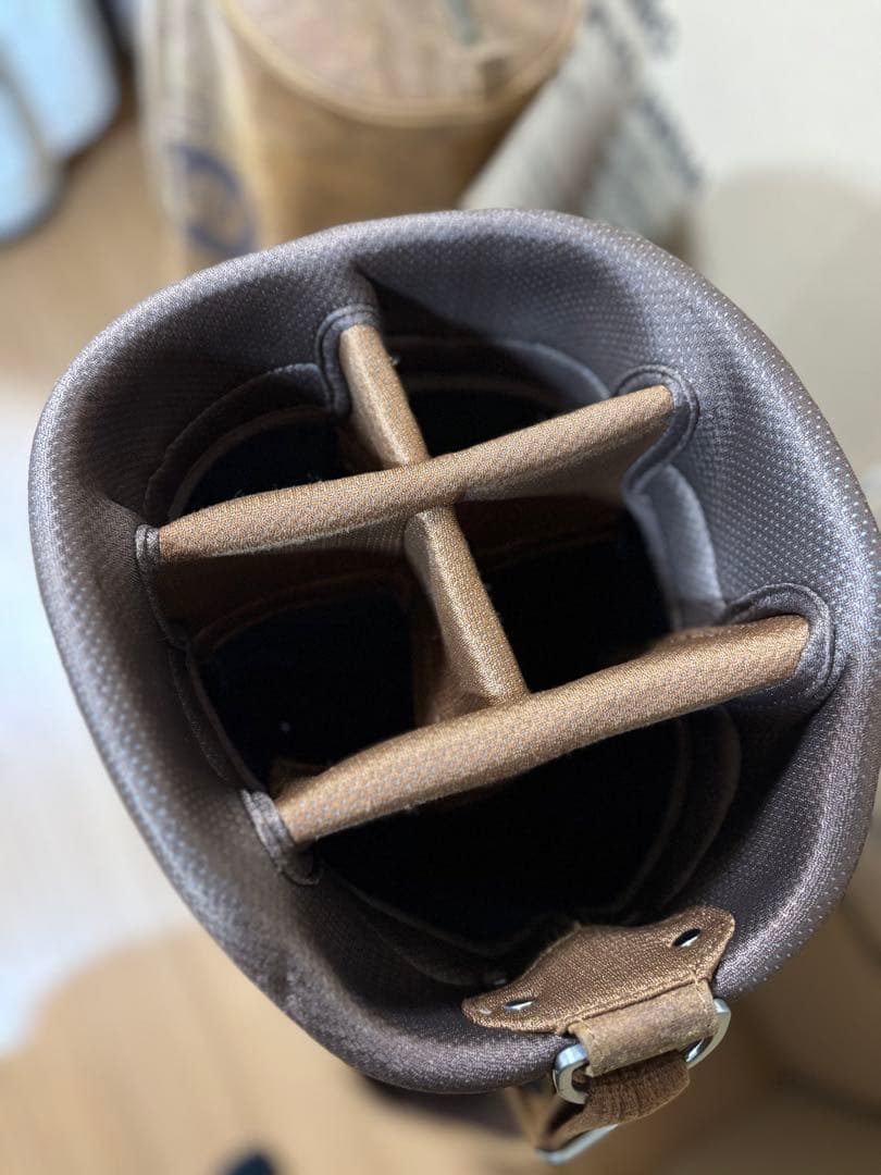 オウル OUUL ビンテージ クラッシック キャディバッグ ブラウン