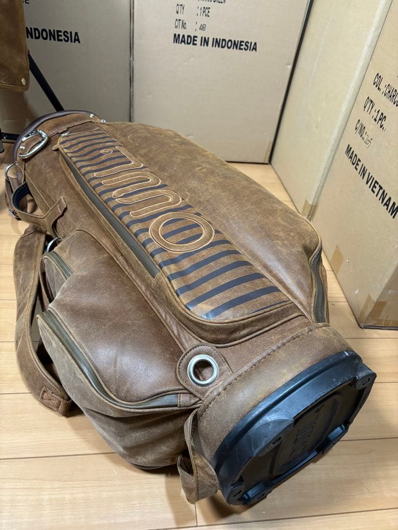 オウル OUUL ビンテージ クラッシック キャディバッグ ブラウン