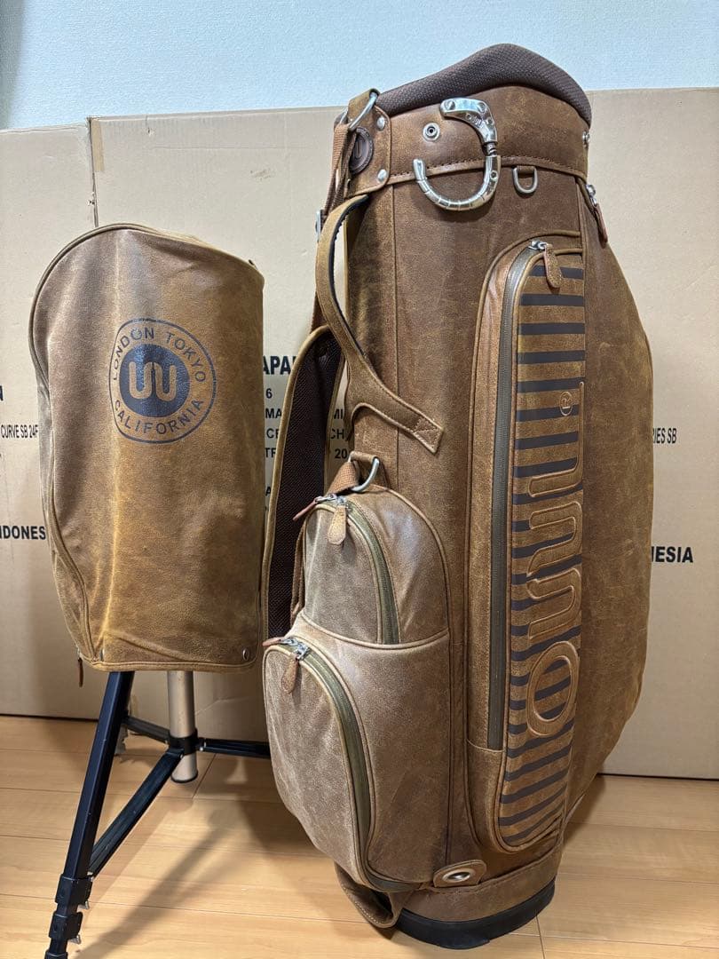 オウル OUUL ビンテージ クラッシック キャディバッグ ブラウン