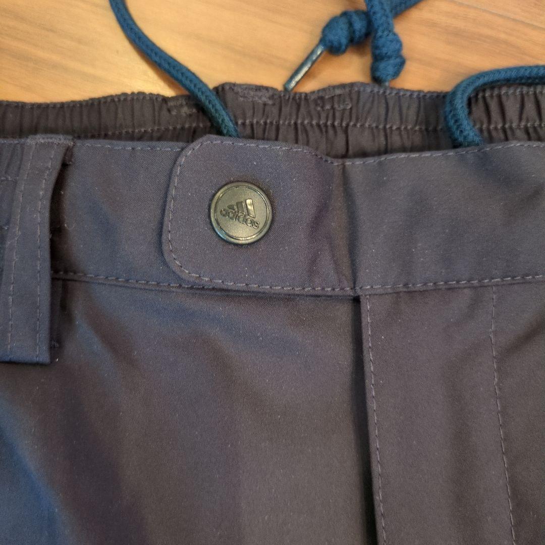 【美品】アディダスゴルフ レディース レインウェア セット ピンクチェック L