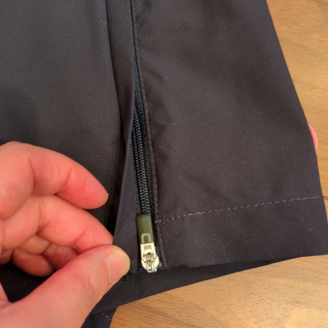 【美品】アディダスゴルフ レディース レインウェア セット ピンクチェック L