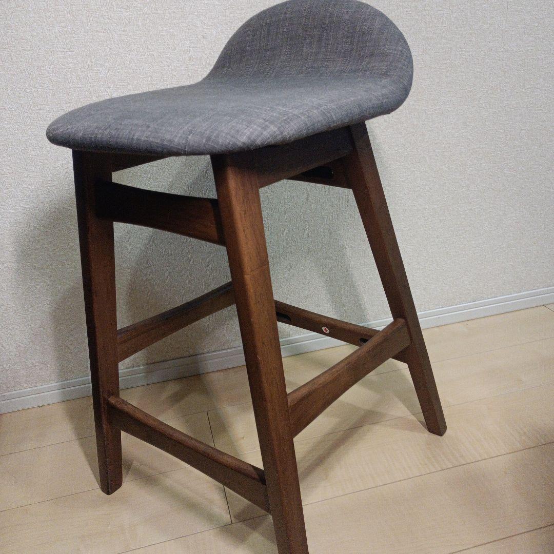 希少 ニトリ フィルン カウンターチェア ウッドチェア 　 2脚セット