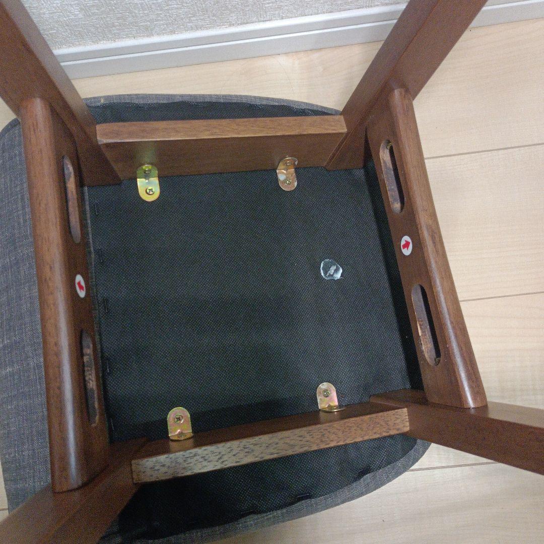 希少 ニトリ フィルン カウンターチェア ウッドチェア 　 2脚セット