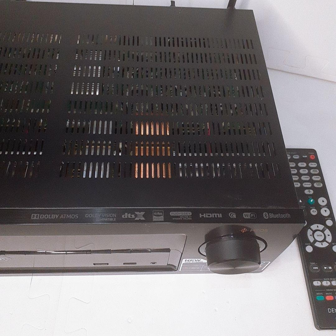 DENON AVアンプ AVR-X1400H リモコンSpotify対応美品