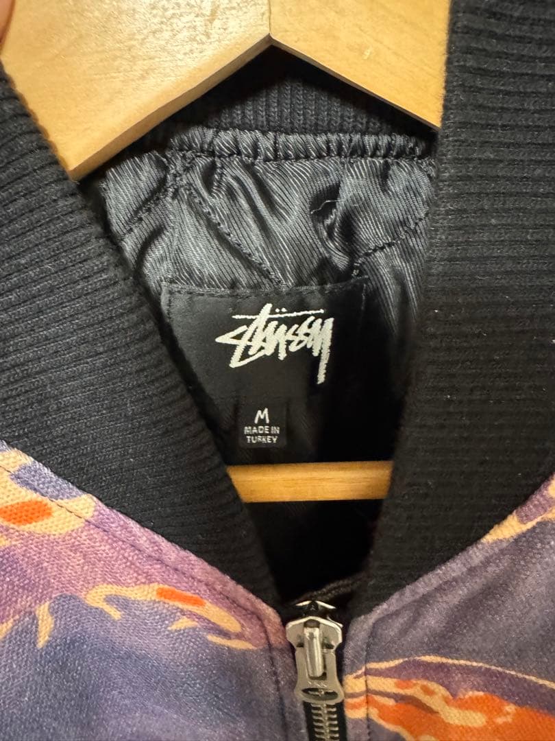 ジャケット・アウター STUSSY TIRGIS CANVAS BOMBER JACKET