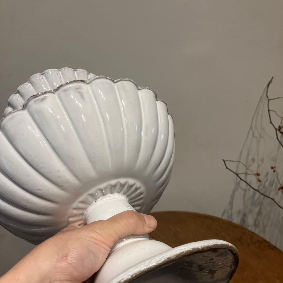 Astier de Villatte ペギー・コンポート・ダブル　ケーキスタンド