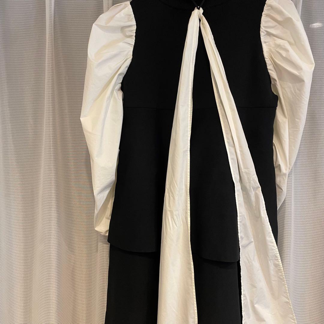 ponyo 様 セルフォード バックティアードワンピース リボン 36(S)