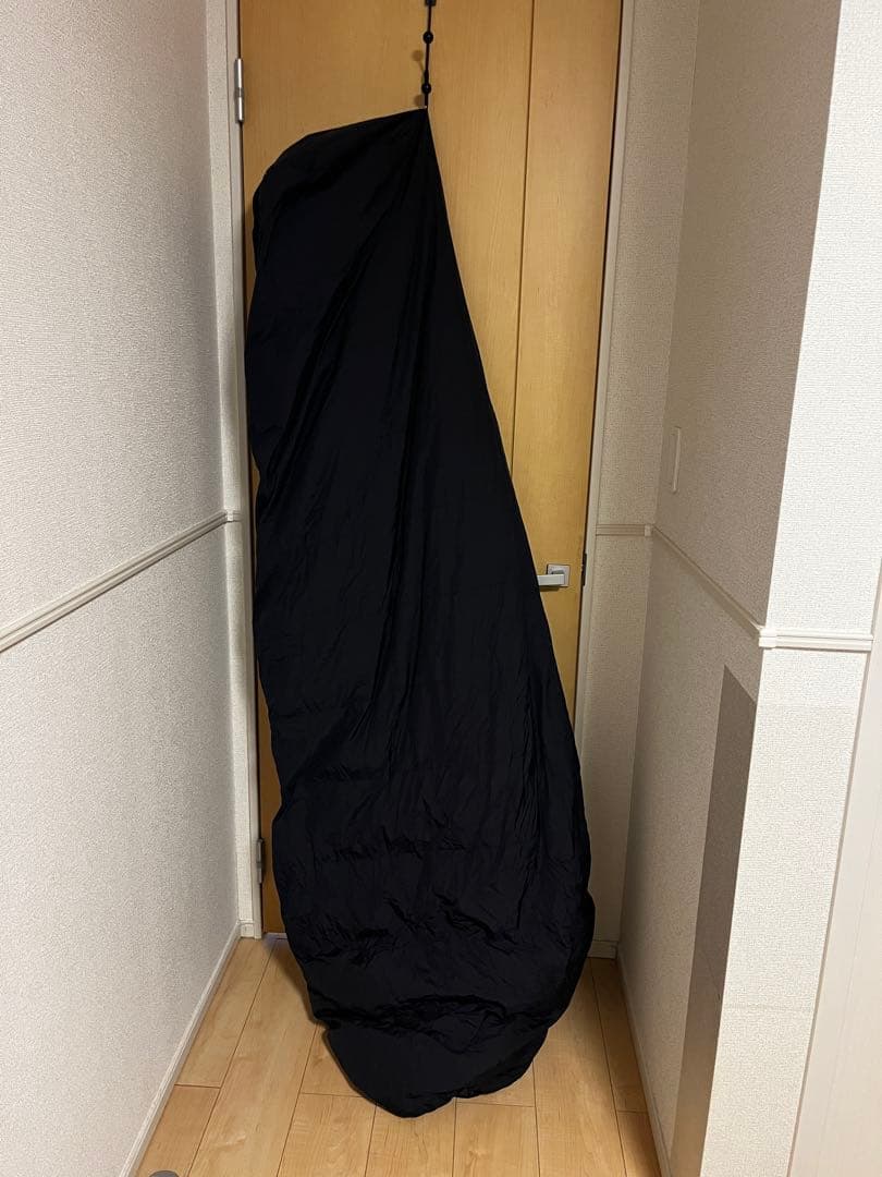 美品 NANGA オーロラ600DX レギュラー 山渓コラボ ブラック ナンガ