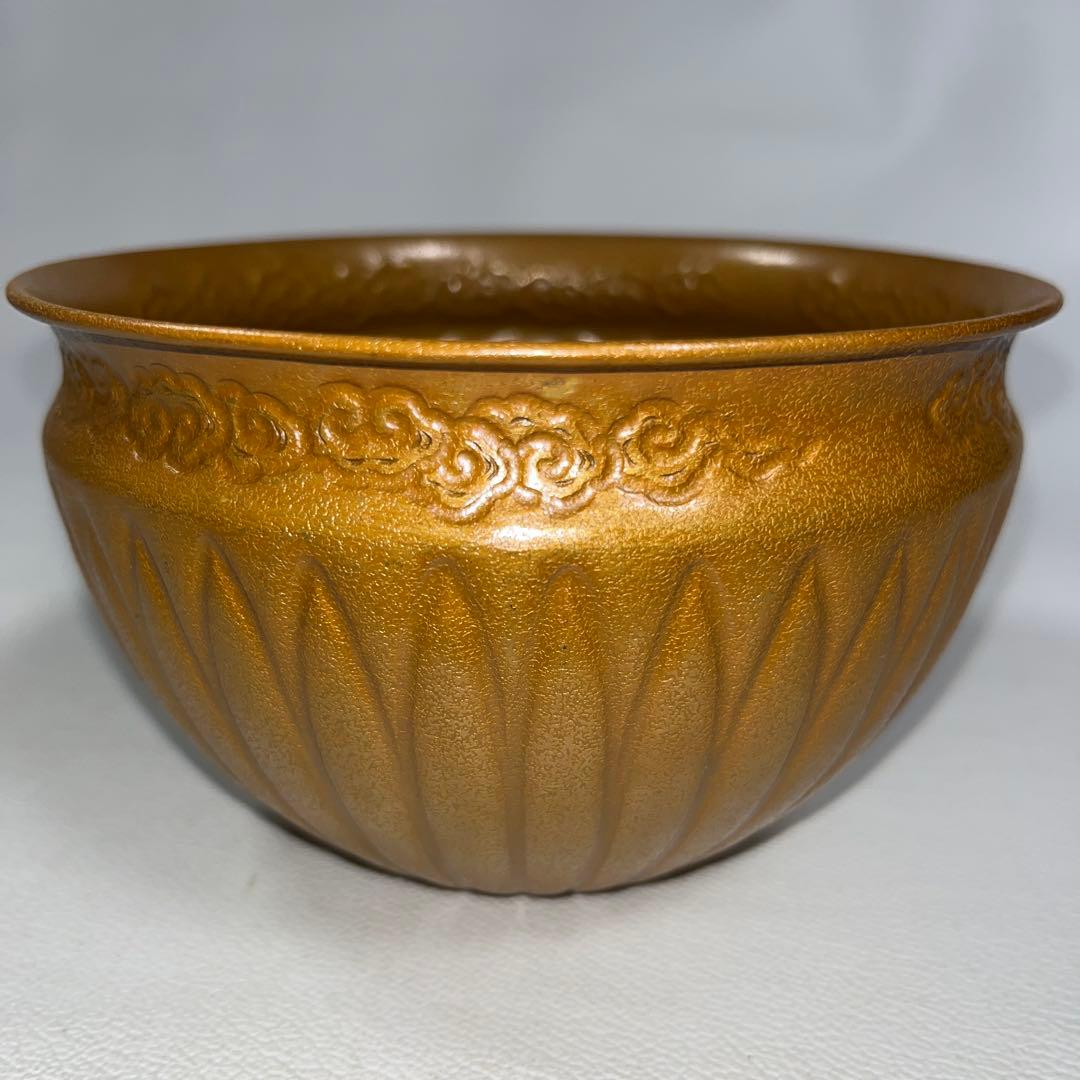 茶道具　モール　菊建水　田中秀明造