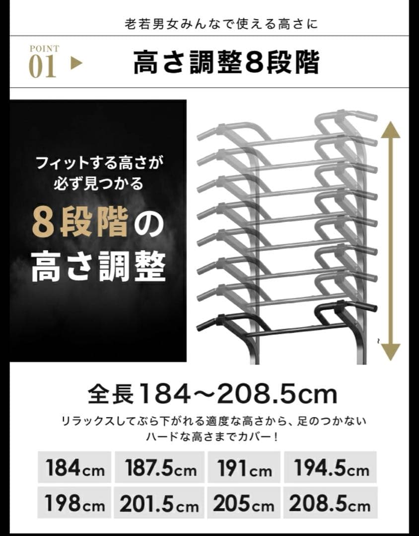 2025年モデル　BARWING バーウィング　ぶら下がり健康機　懸垂バー