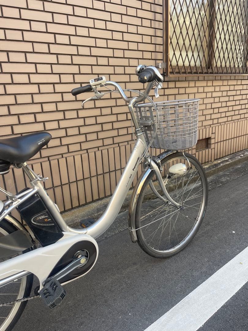 8.9ahパナソニック電動アシスト自転車26インチ
