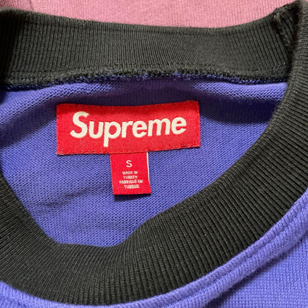 シャツ supreme25ss split s/s football top