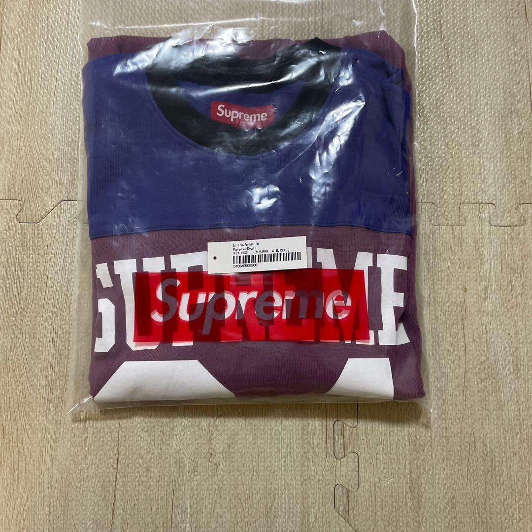 シャツ supreme25ss split s/s football top
