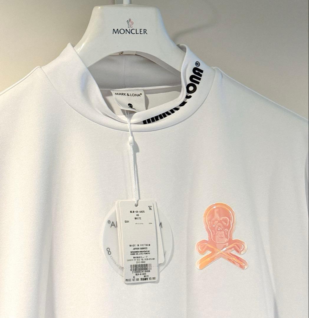 新品 ★ MARK&LONA モックネック シャツ マーク&ロナ 2024