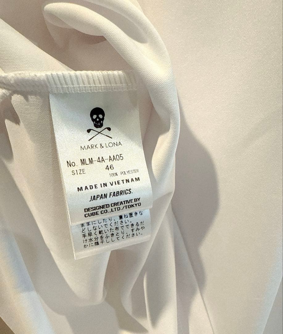 新品 ★ MARK&LONA モックネック シャツ マーク&ロナ 2024