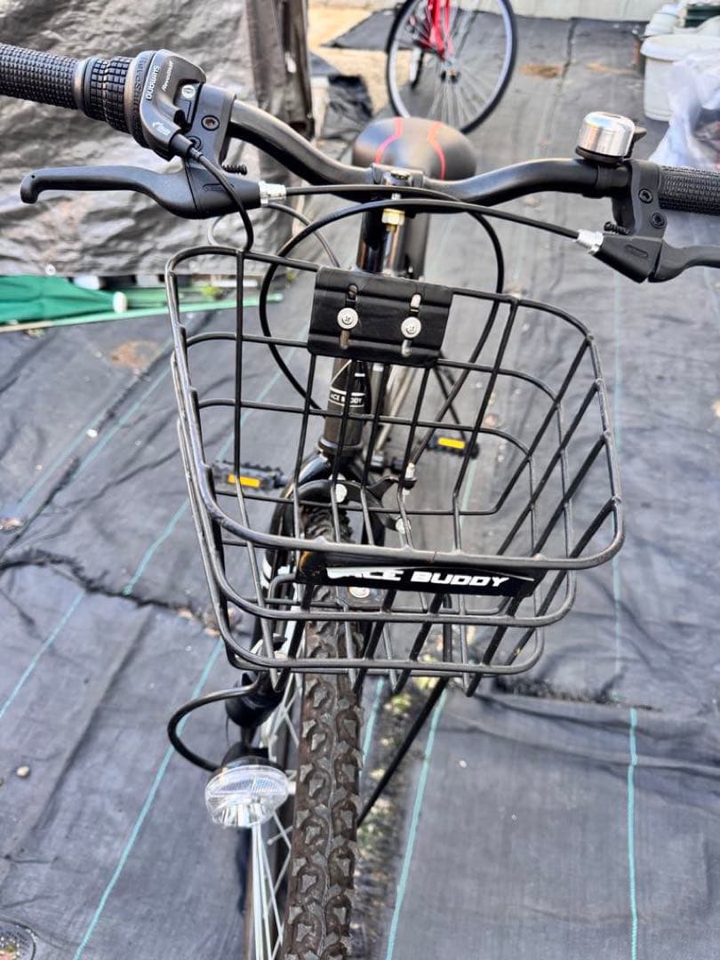 Super Boy 子供用　自転車 ブラック バスケット付き