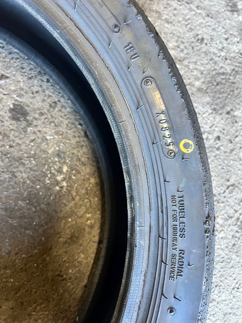 送料込み室内保管 中古DUNLOP KR410 前後セット JP250等　5